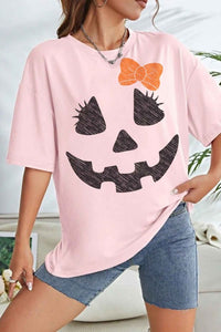 HALLOWEEN CUTE JACK OVERSIZED GRAPHIC TEE