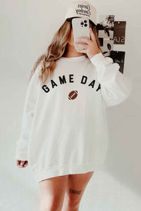 GAME DAY FOOTBALL TAILGATE OVERSIZED SWEATSHIRT